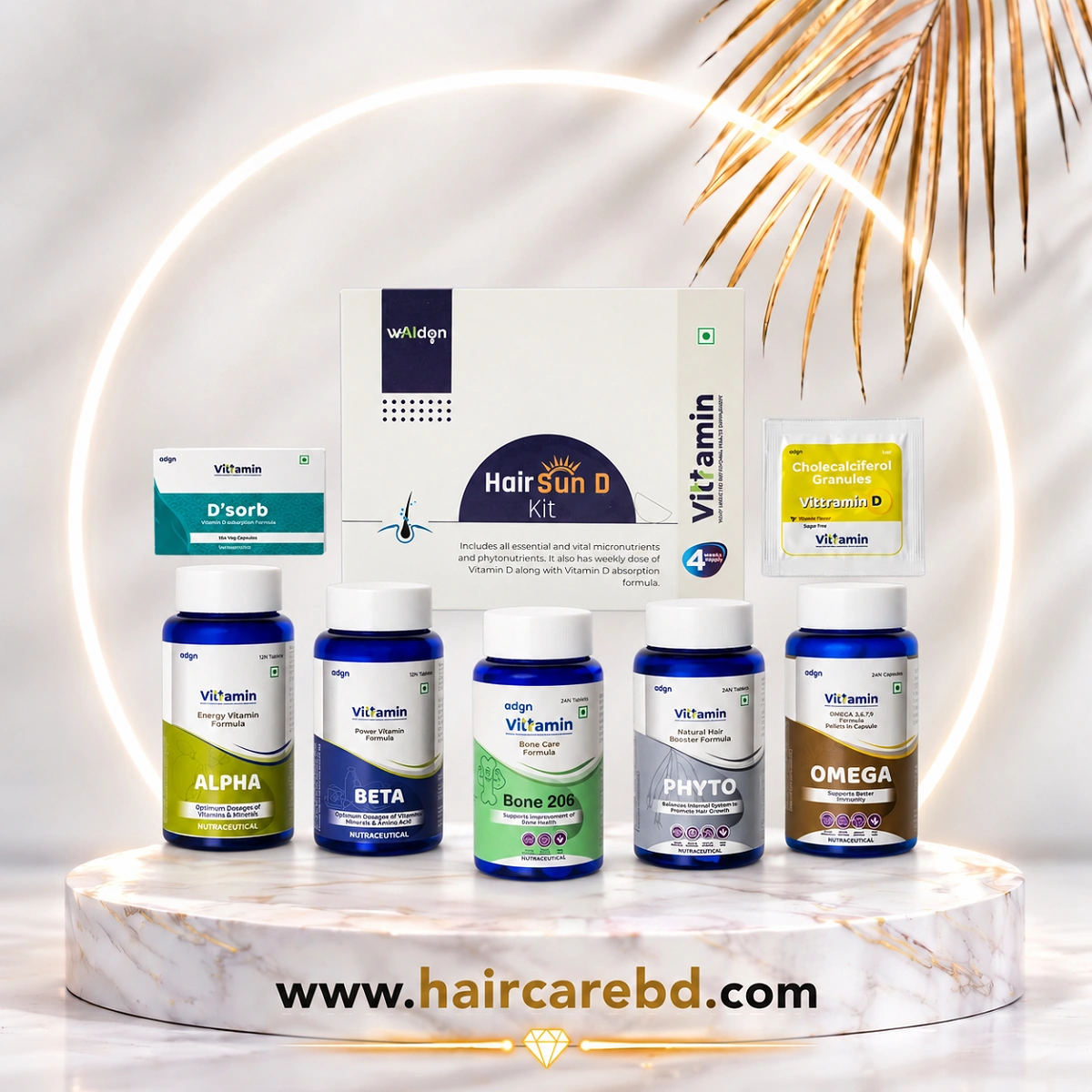 Adon Vittramin Hair Sun D Kit Price in Bangladesh