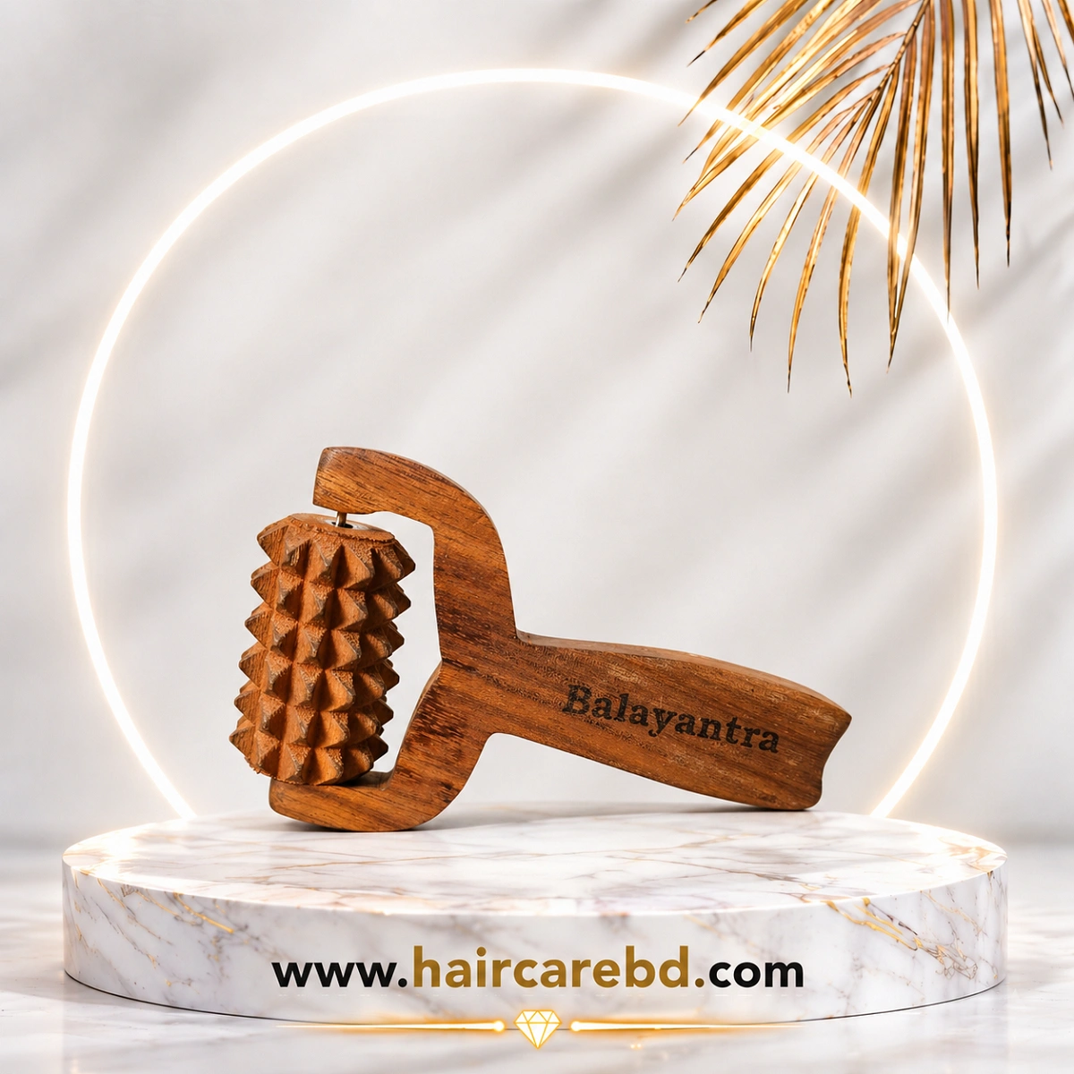 Adon Balayantra Wooden Roller Head Massager Price in Bangladesh | HaircareBD