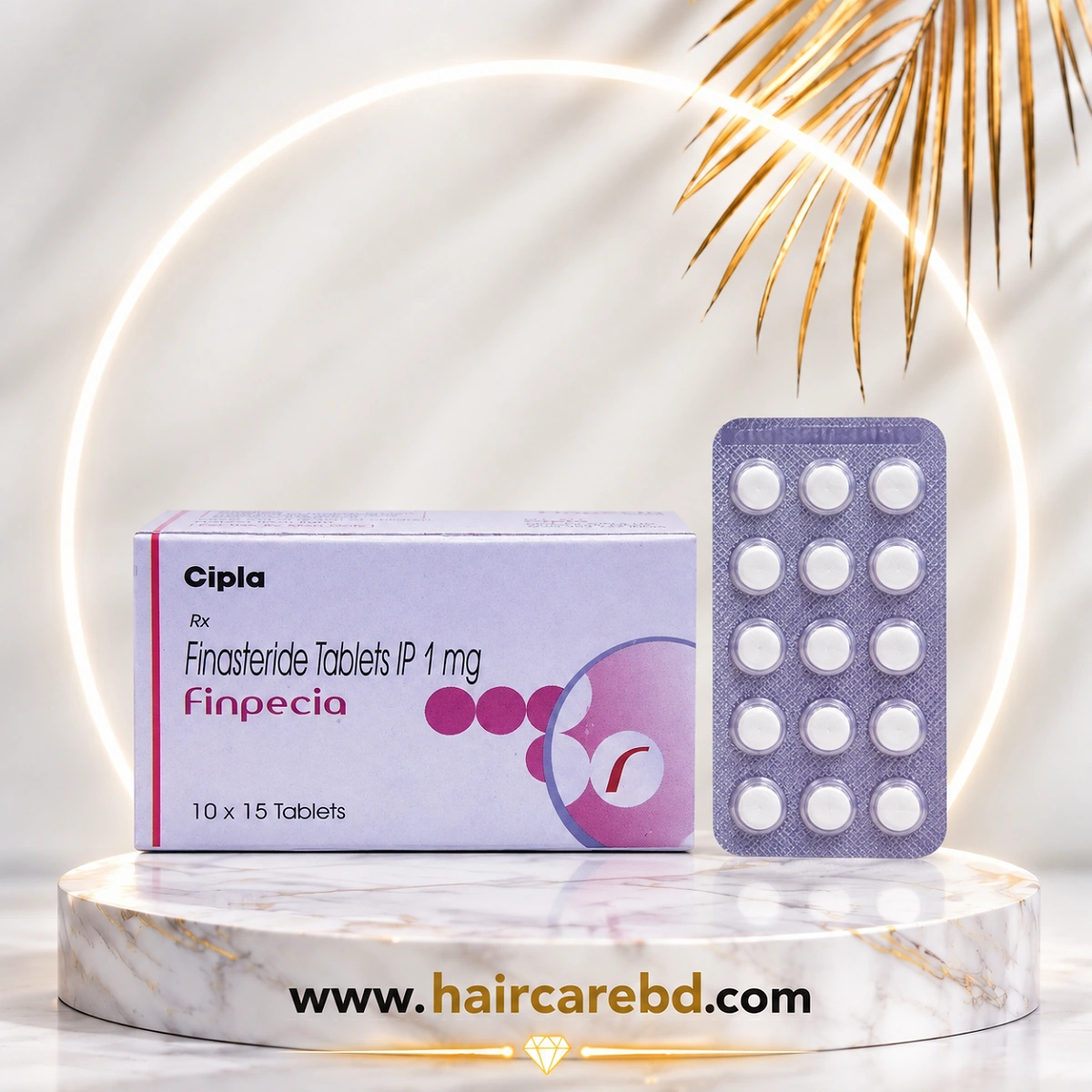 Finpecia Finasteride 1mg Tablet- 15 Tablets – Original Indian