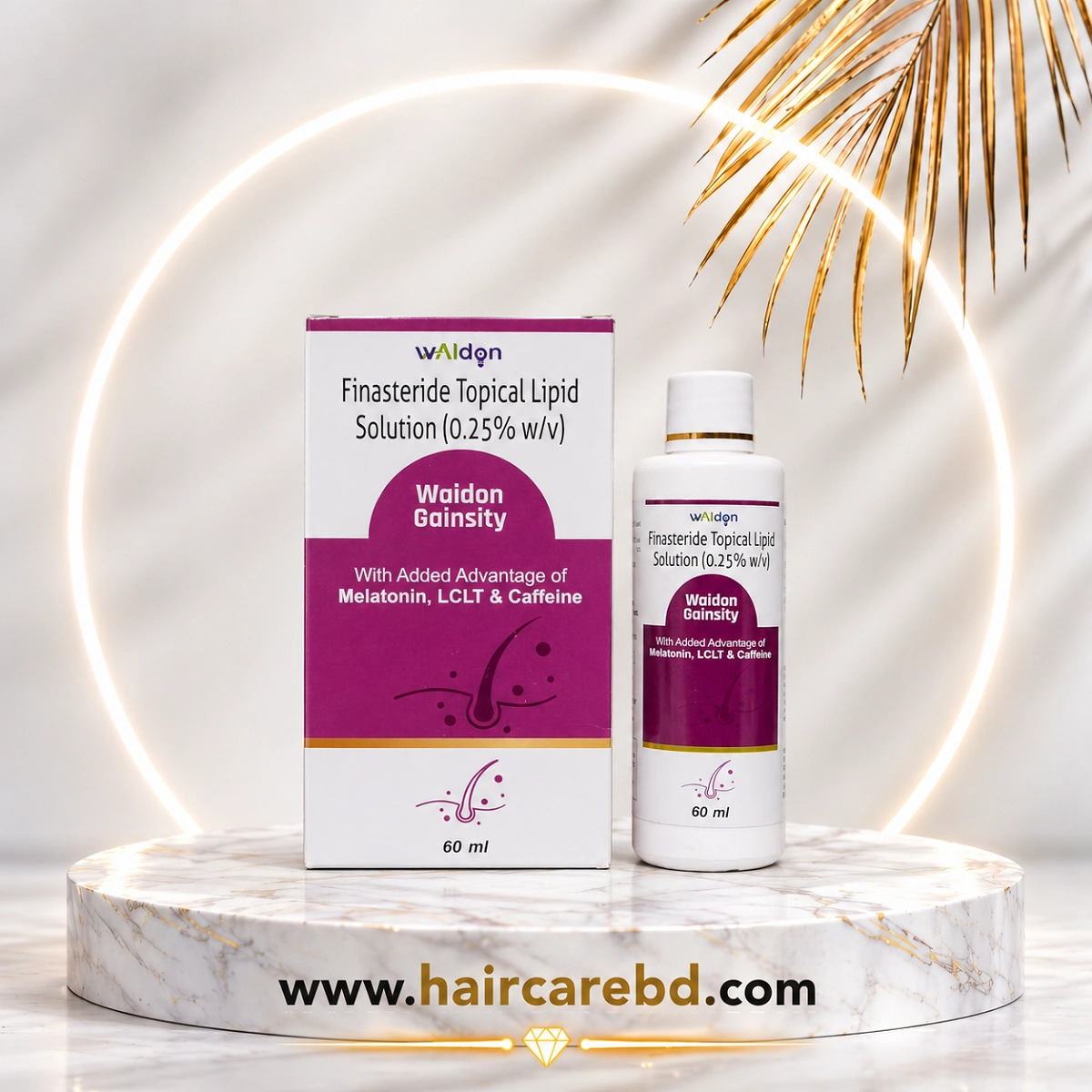 Waidon Gainsity 0.25% Finasteride with Melatonin 60ml Price in Bangladesh | HaircareBD
