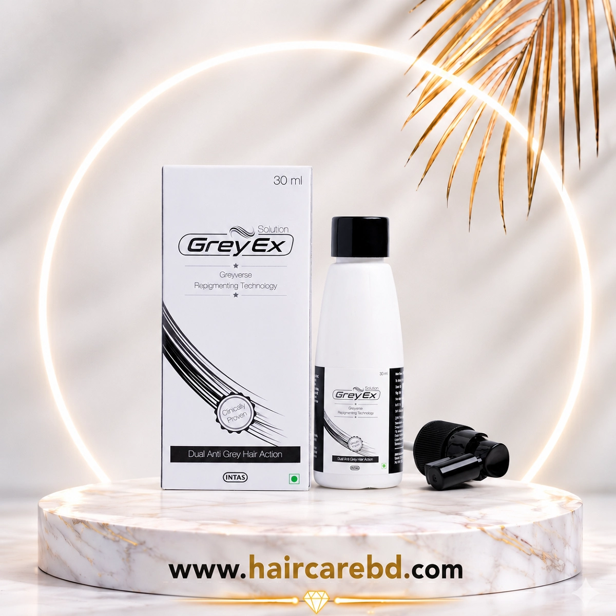 INTAS Greyex Price in Bangladesh | Anti Grey Hair Solution