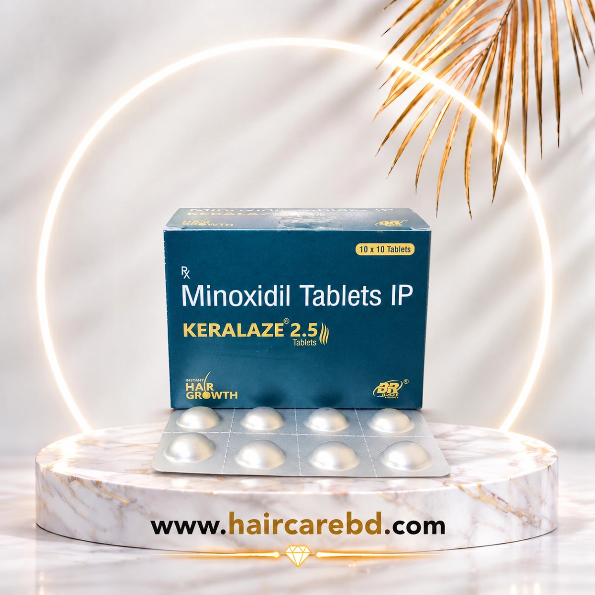 Keralaze 2.5 Tablet Price in Bangladesh | Minoxidil Tablet