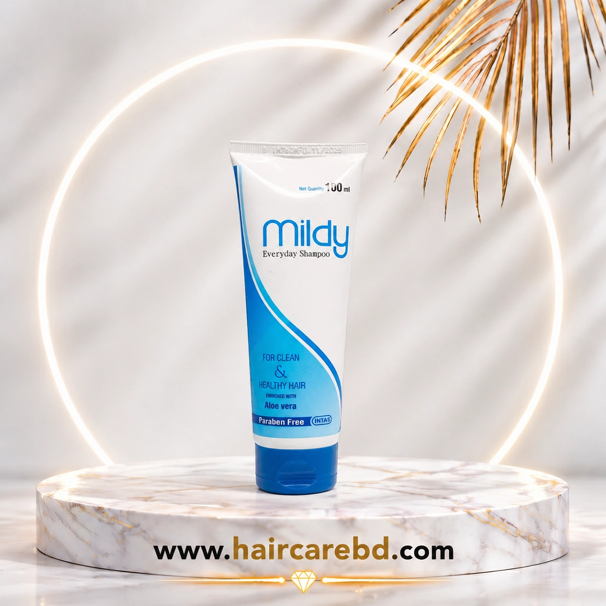 Mildy Everyday Shampoo Aloe Vera Paraben-Free 100ml Price in Bangladesh | HaircareBD