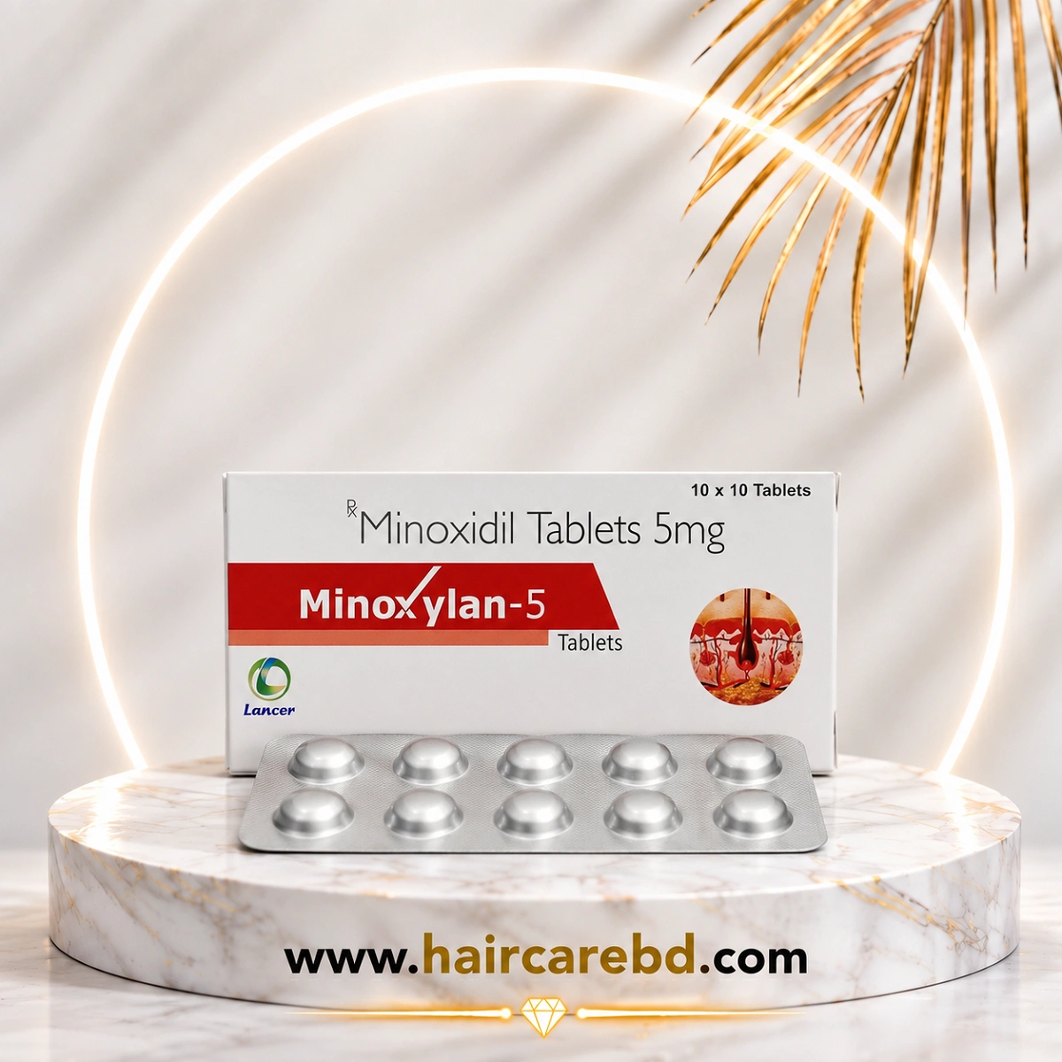 Minoxylan 5mg Price in Bangladesh | Minoxidil Tablet 5 mg