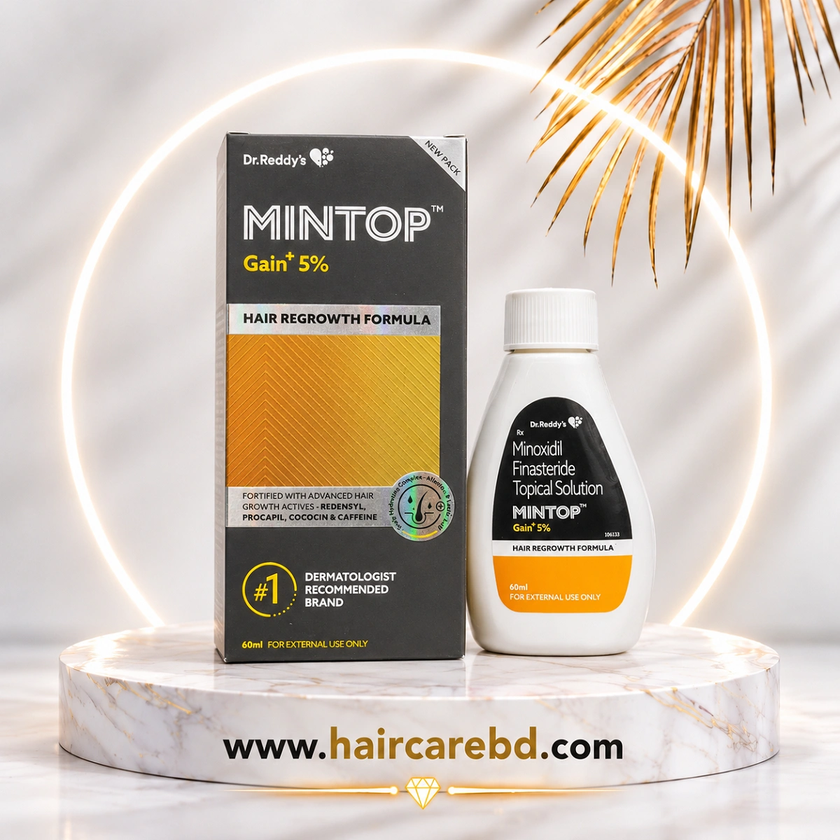 Mintop Gain Plus 5% Price in Bangladesh | Premium Hair Formula