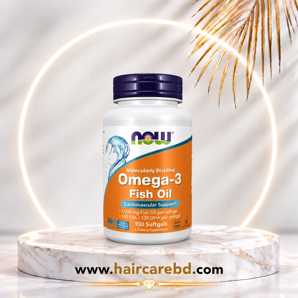 NOW Omega-3 Fish Oil 100 Softgels Price in Bangladesh