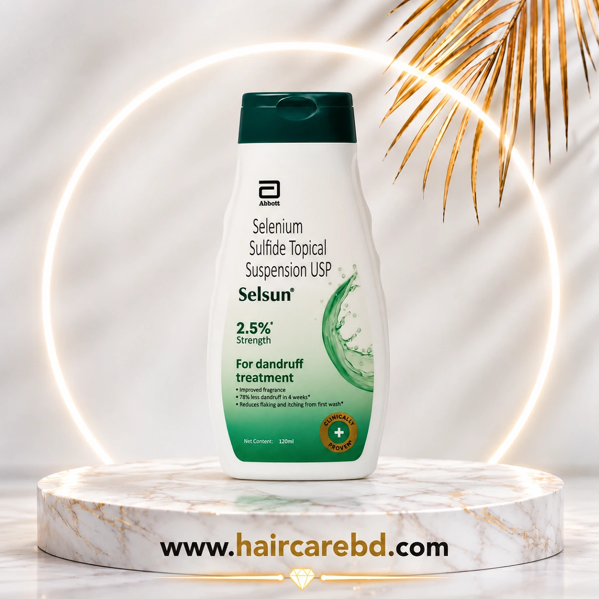 Abbott Selsun Selenium Sulfide Shampoo 120ml Price in Bangladesh | HaircareBD