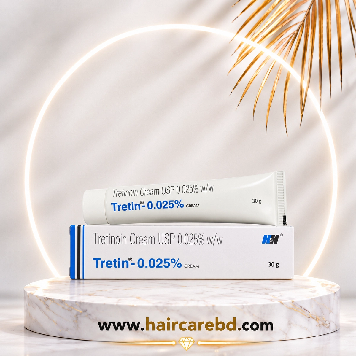 Tretin 0.025% Tretinoin Cream 30g Price in Bangladesh | Acne Treatment & Minoxidil Booster | HaircareBD